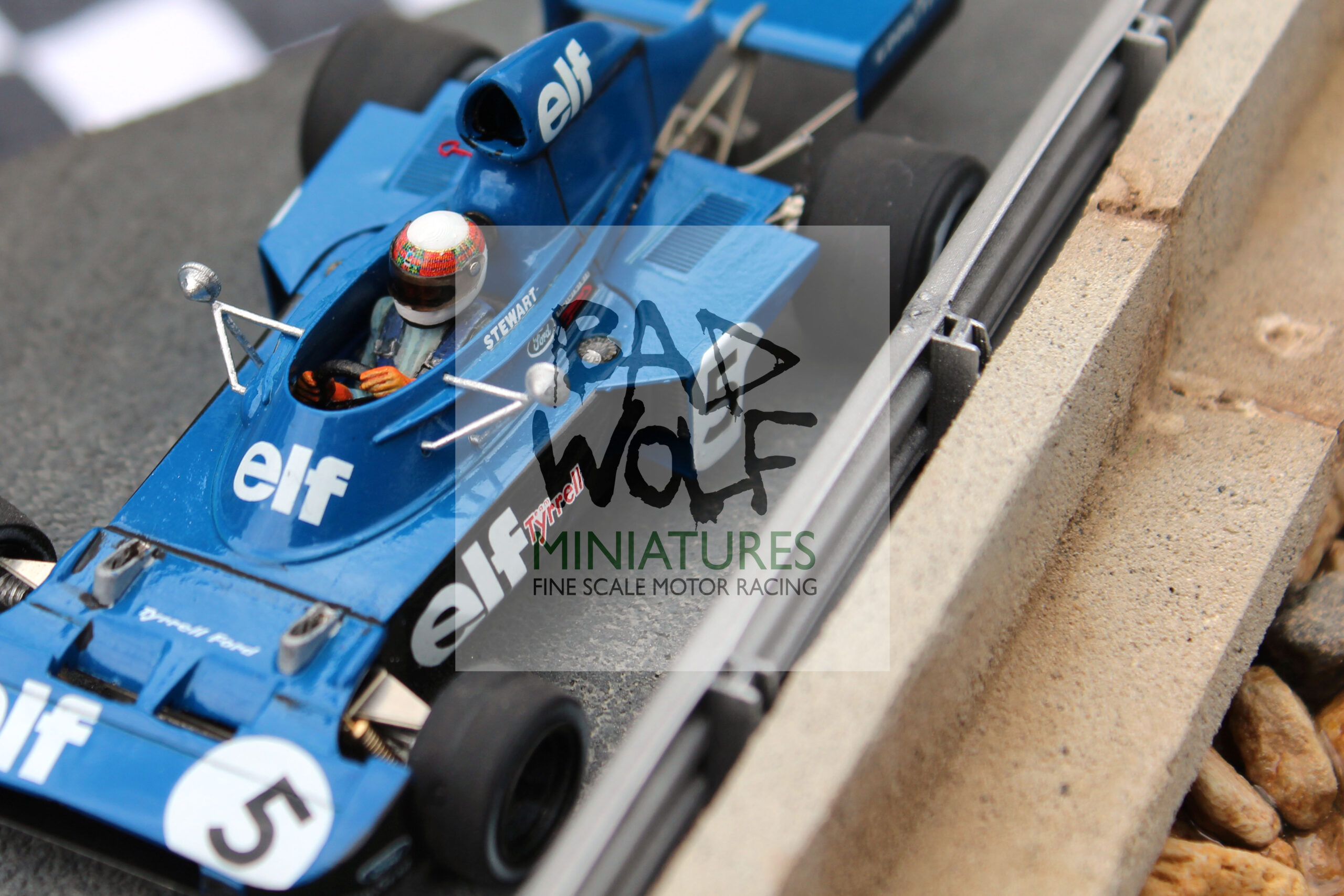 "The Flying Scot" - Limited Edition Signed Diorama - Sir Jackie Stewart - Tyrrell 006, Monaco 1973 - Image 20