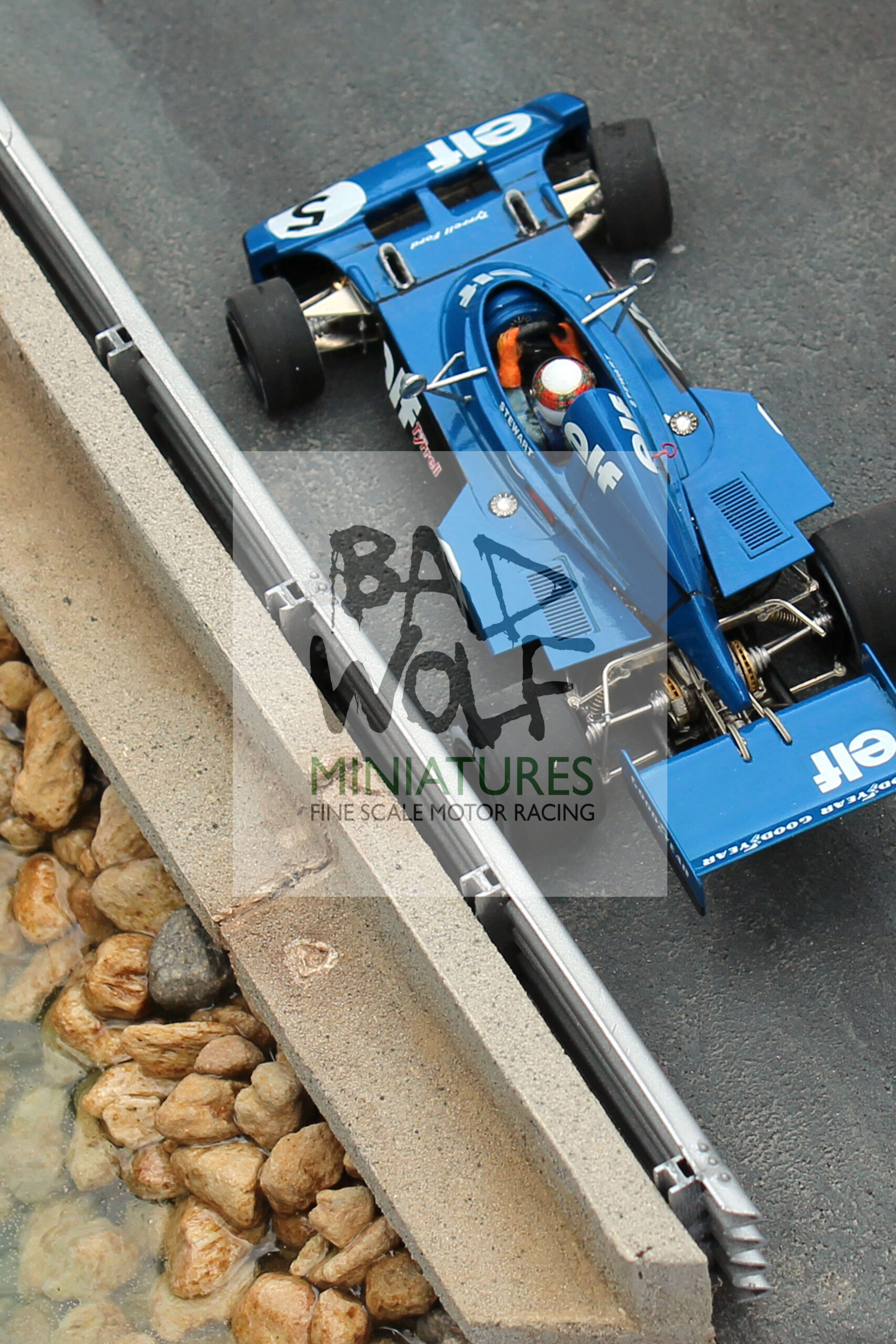 "The Flying Scot" - Limited Edition Signed Diorama - Sir Jackie Stewart - Tyrrell 006, Monaco 1973 - Image 14
