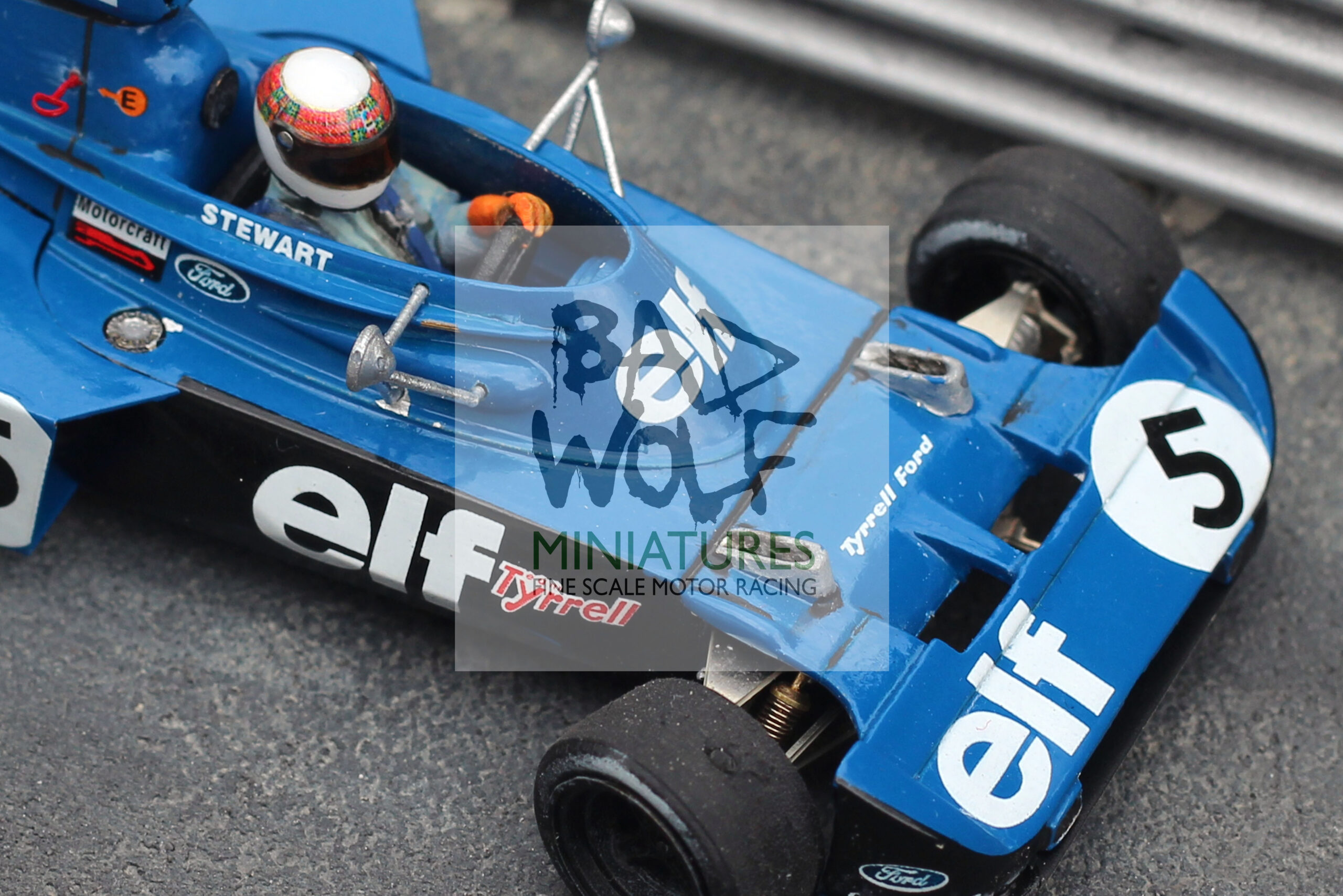 "The Flying Scot" - Limited Edition Signed Diorama - Sir Jackie Stewart - Tyrrell 006, Monaco 1973 - Image 15