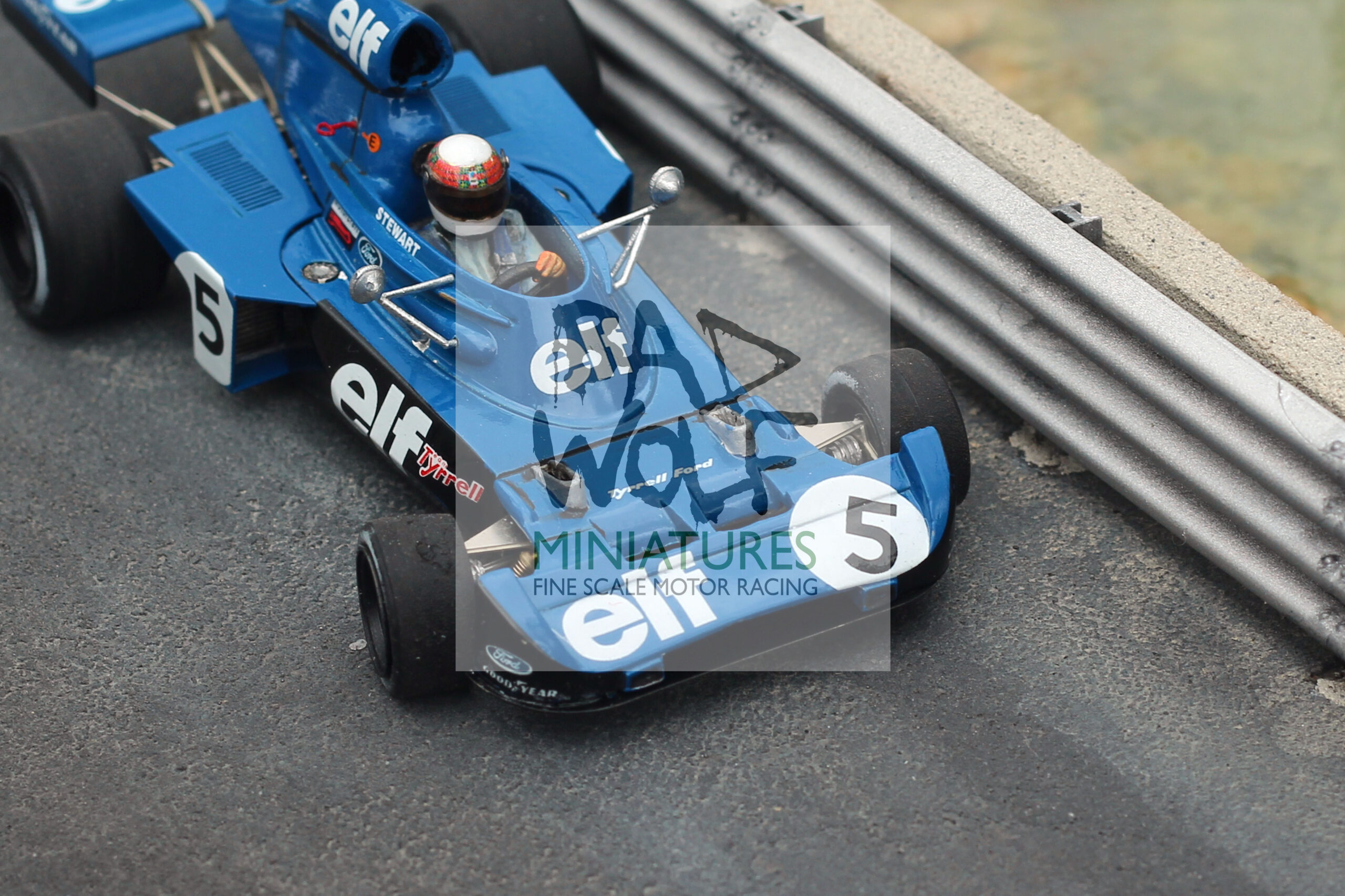 "The Flying Scot" - Limited Edition Signed Diorama - Sir Jackie Stewart - Tyrrell 006, Monaco 1973 - Image 16